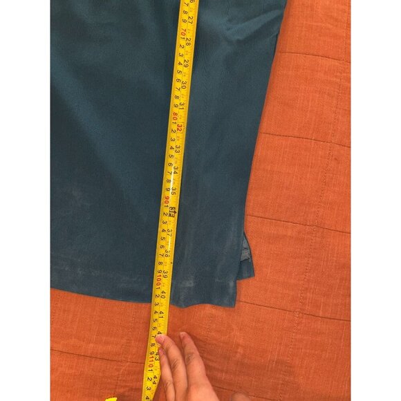 NWT Bardot Off The Shoulder Bell Sleeve Midi Length Solange Dress Women 8 Teal - Picture 11 of 12